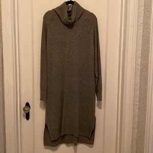 Cosy turtle neck sweater dress - wool/cashmere blend